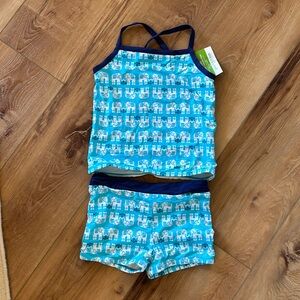 NWT Garnet Hill Kids Tankini